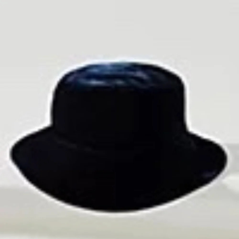 Anthropologie Velvet Blue Bucket Hat